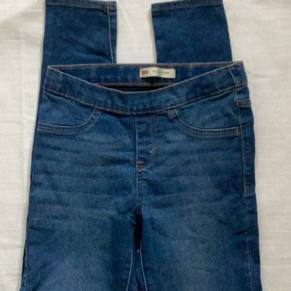 💗 Girls LEVI’S jeans Sz 12 denim jeggings EUC - Picture 6 of 11
